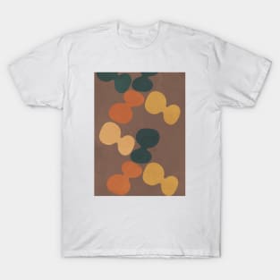 Nordic Earth Tones - Abstract Shapes 4 T-Shirt